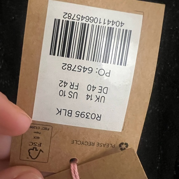 Boden Black Knit Sheer Resort Pants NWT Size 10 Beach Cover Up Wide Leg - Picture 8 of 12